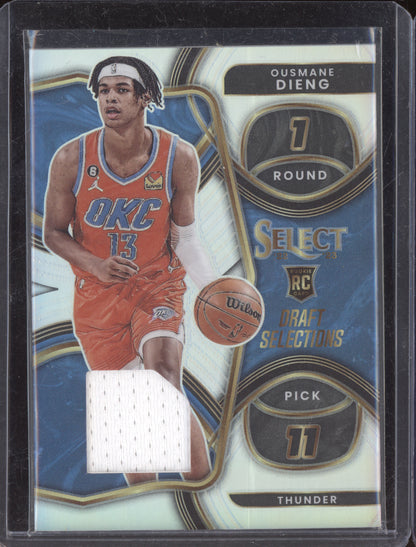 Ousmane Dieng 2022-23 Panini Select Draft Selections Material Jersey RC