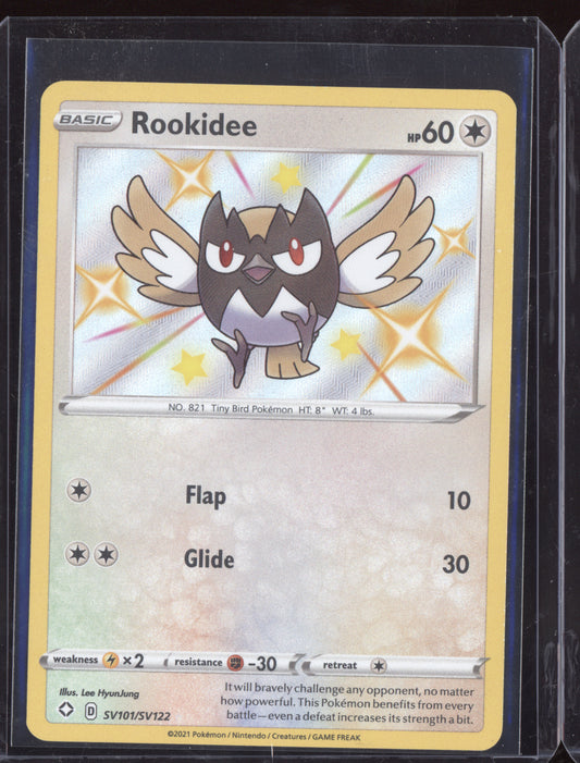 Rookidee 2021 Pokemon Shining Fates Shiny Rare SV101/SV122