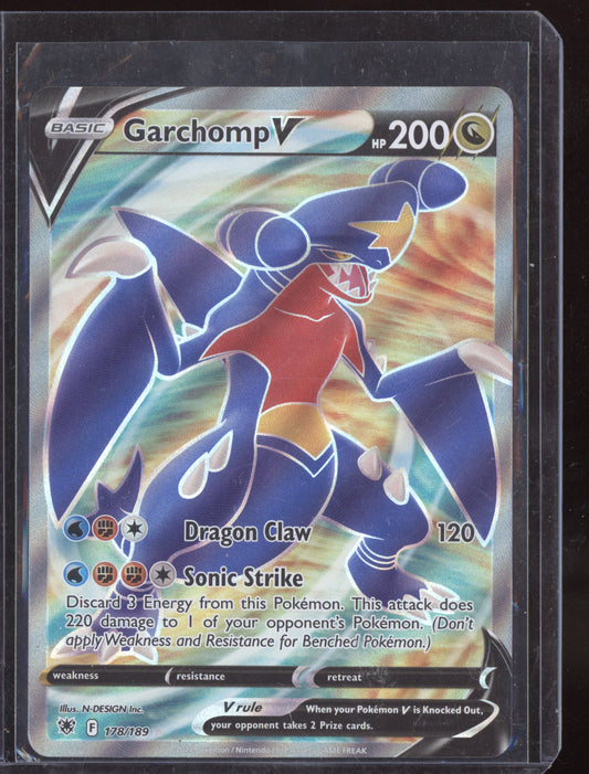 Garchomp V 2022 Pokemon Astral Radiance Ultra Rare 178/189