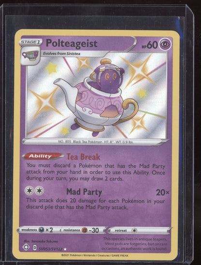 Polteageist 2021 Pokemon Shining Fates Shiny Rare SV053/SV122