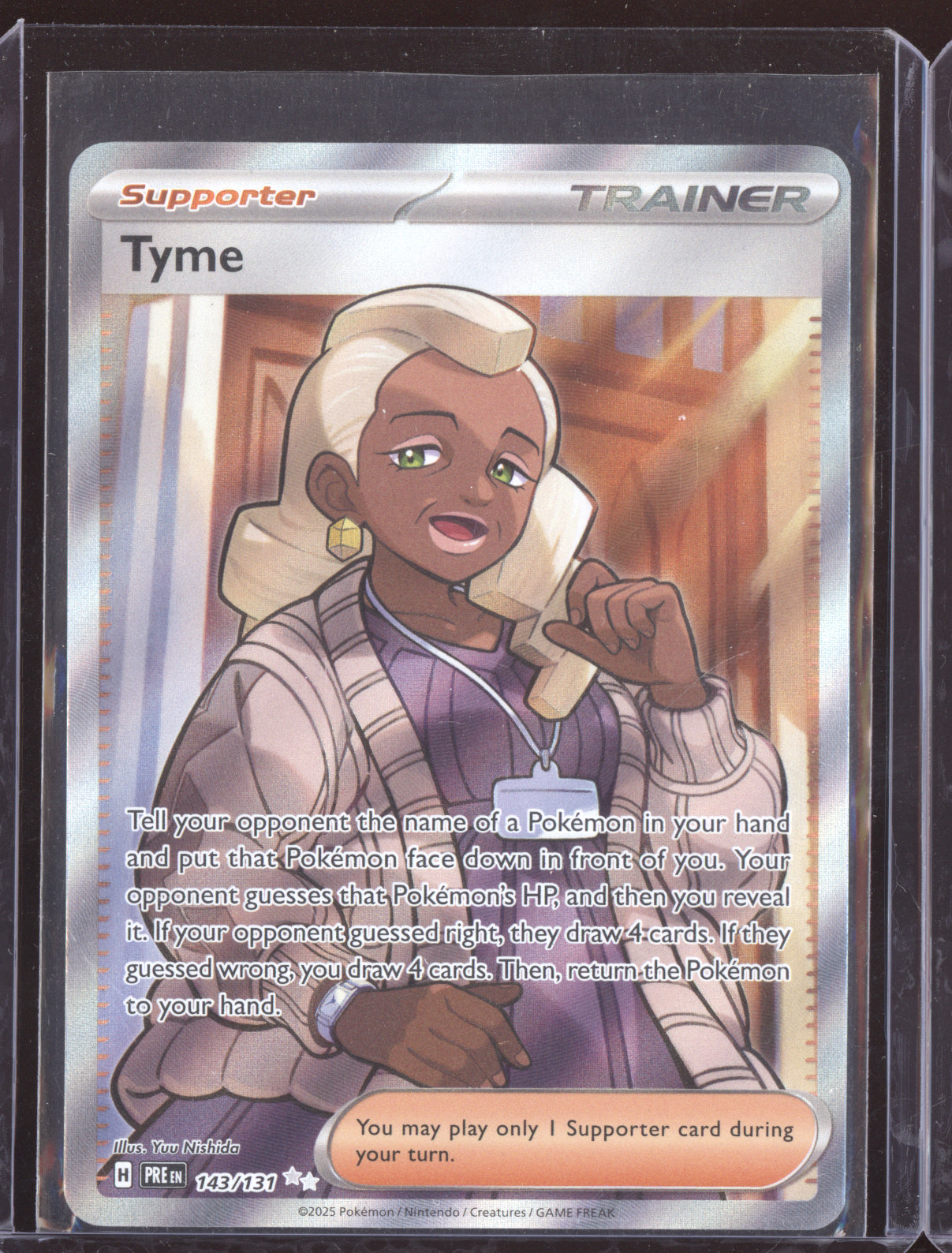 Tyme 2025 Pokemon Prismatic Evolutions Ultra Rare 143/131