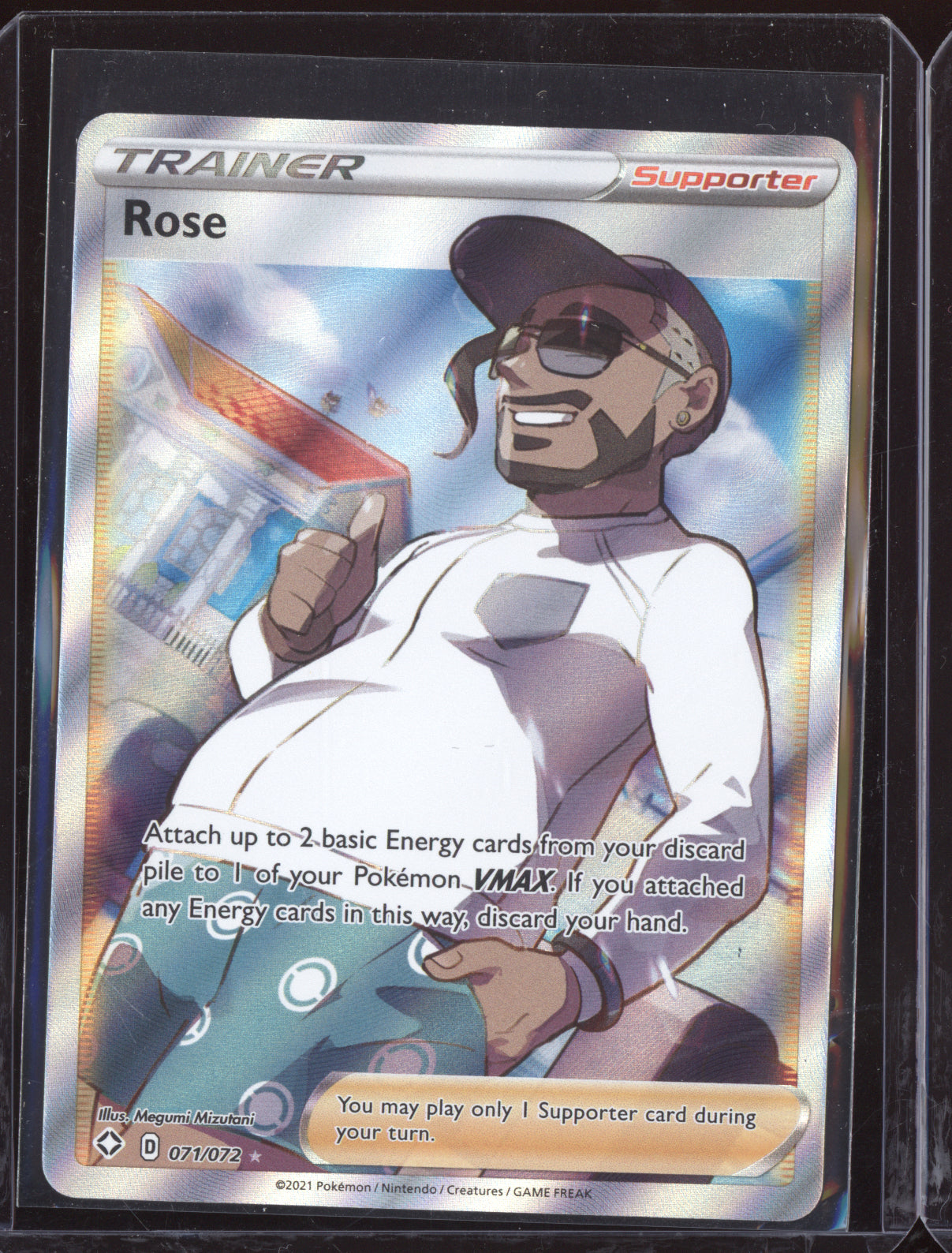 Rose 2021 Pokemon Shining Fates Ultra Rare 071/072