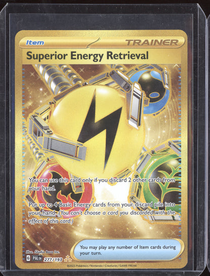 Superior Energy Retrieval 2023 Pokemon Paldea Evolved Hyper Rare 277/193