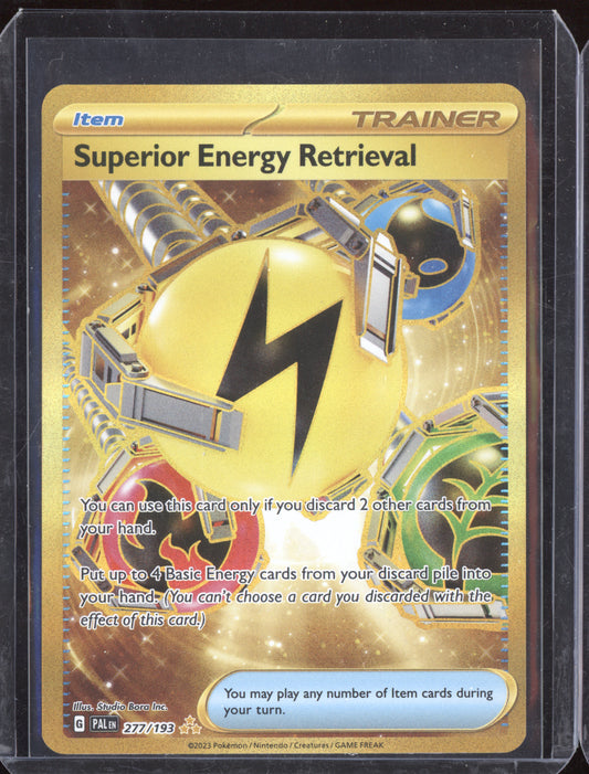 Superior Energy Retrieval 2023 Pokemon Paldea Evolved Hyper Rare 277/193