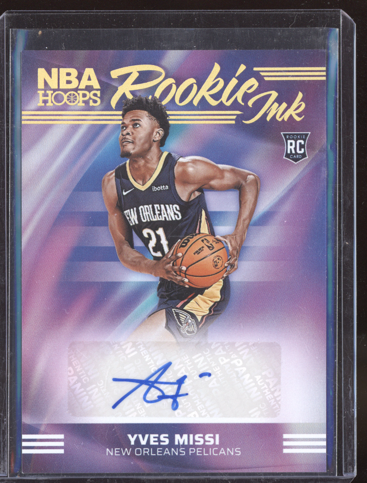 Yves Missi 2024-25 Panini Hoops Rookie Ink Auto RC