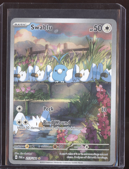Swablu 2023 Pokemon Paradox Rift Illustration Rare 213/182