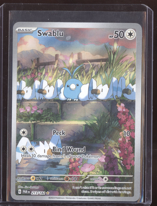 Swablu 2023 Pokemon Paradox Rift Illustration Rare 213/182