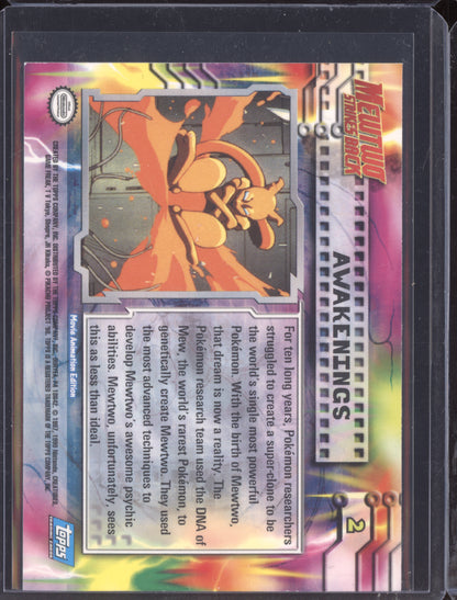 Awakenings 1999 Topps Pokemon the First Movie Mewtwo Strikes Back 2