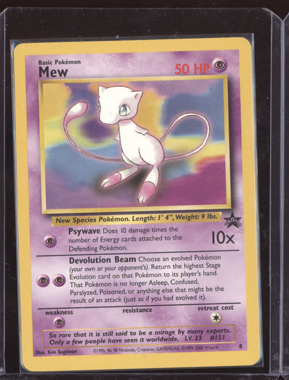 Mew 2000 Pokemon Wizards Black Star Promos Promo 008