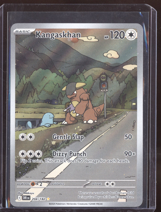 Kangaskhan 2025 Pokemon Destined Rivals Illustration Rare 204/182