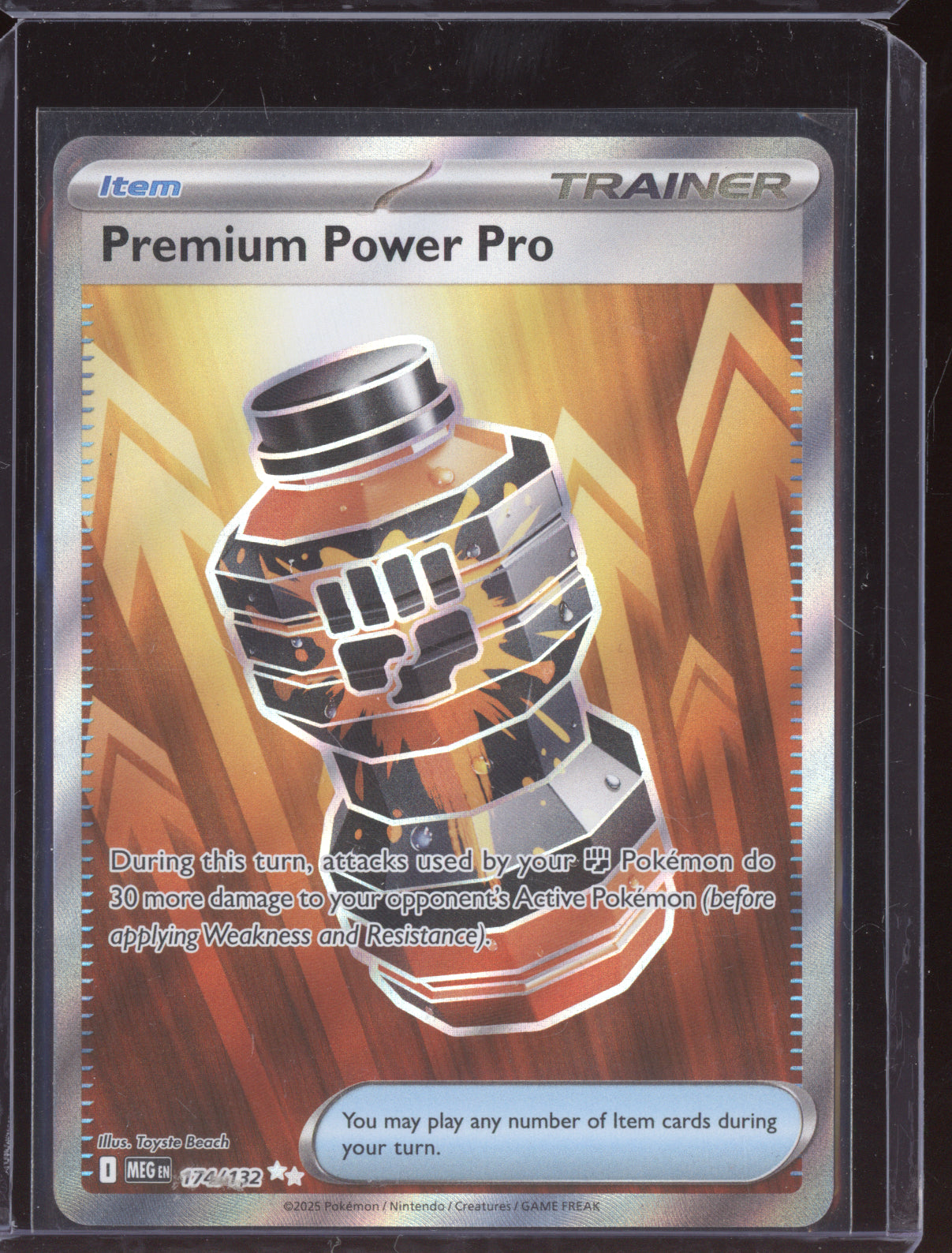 Premium Power Pro 2025 Pokemon Mega Evolution Ultra Rare 174/132