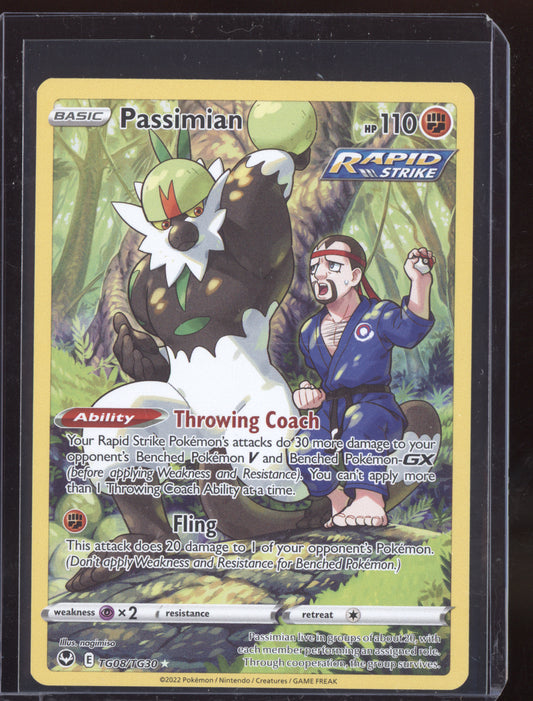 Passimian 2022 Pokemon Silver Tempest Trainer Gallery Holo Rare TG08/TG30