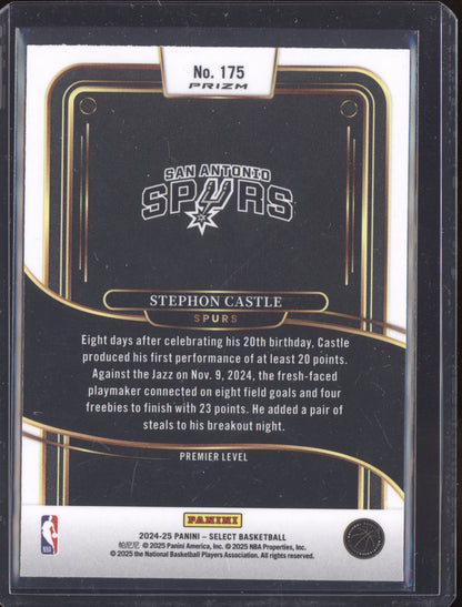 Stephon Castle 2024-25 Panini Select Silver RC