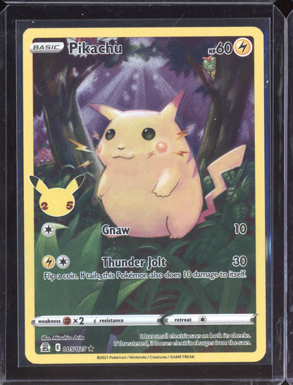 Pikachu 2021 Pokemon Celebrations Rare Holo 005/025