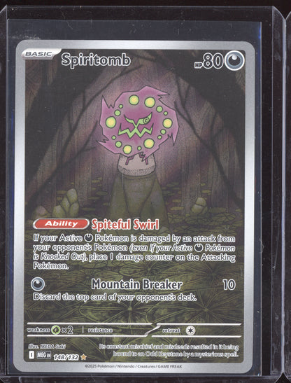 Spiritomb 2025 Pokemon Mega Evolution Illustration Rare 148/132