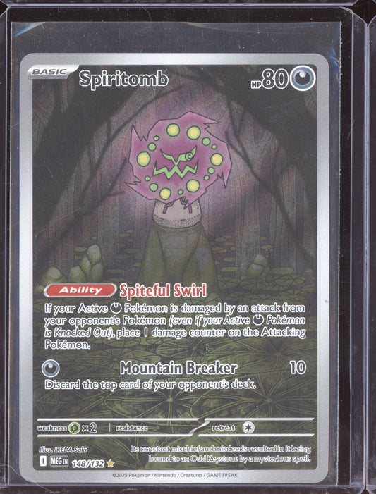 Spiritomb 2025 Pokemon Mega Evolution Shiny Rare 148/132