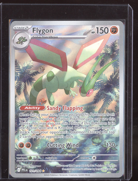 Flygon 2025 Pokemon Phantasmal Flames Illustration Rare 101/094