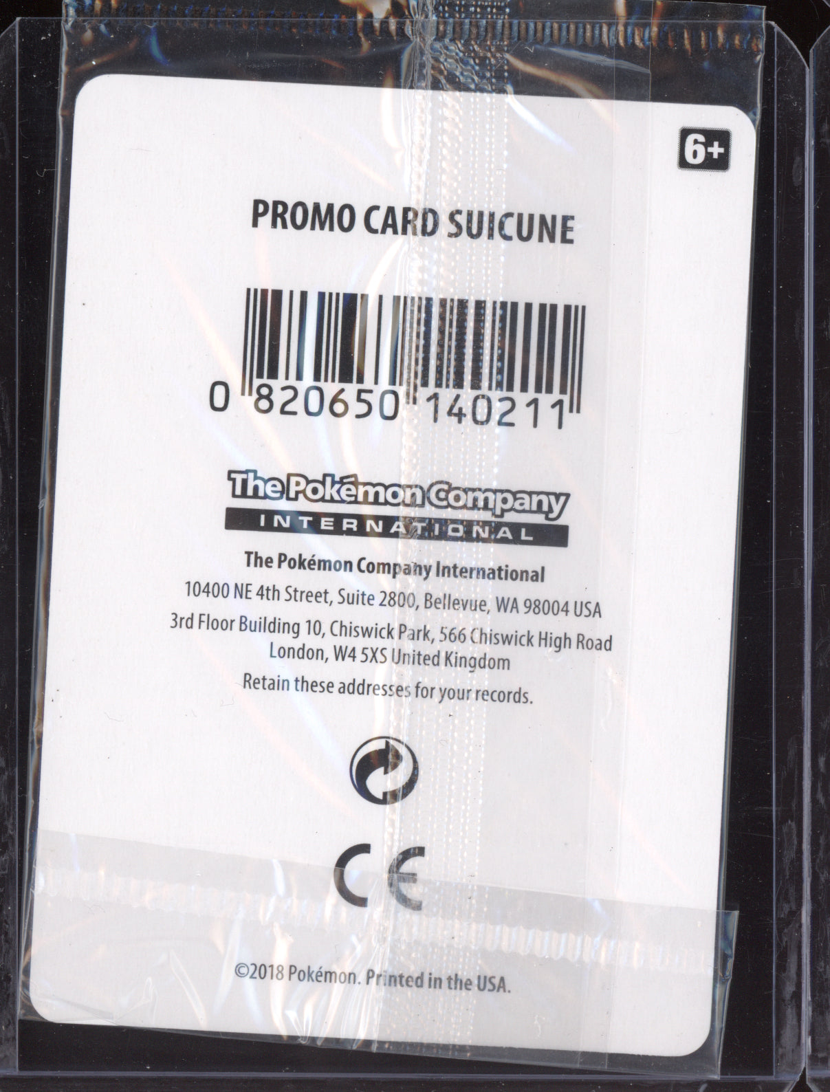 Suicune 2018 Pokemon Lost Thunder Cosmos Sealed 059