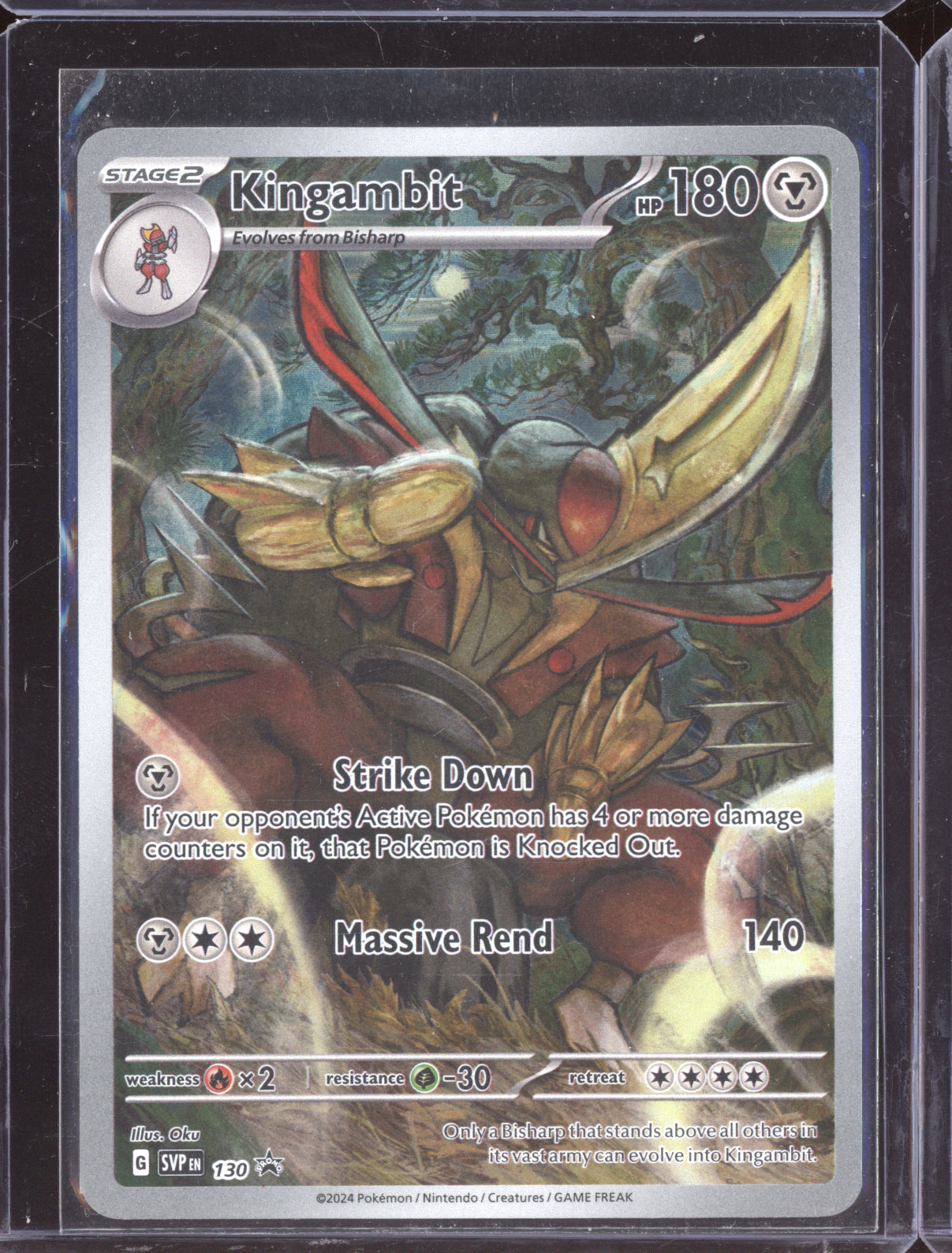 Kingambit 2024 Pokemon Scarlet & Violet Promos Promo 130