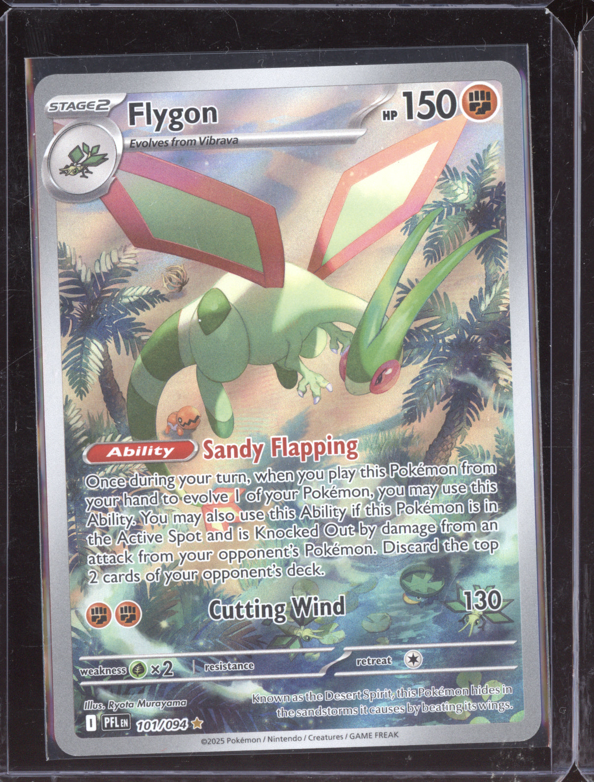 Flygon 2025 Pokemon Phantasmal Flames Illustration Rare 101/094