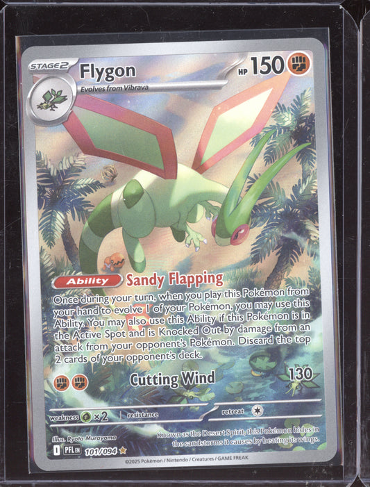 Flygon 2025 Pokemon Phantasmal Flames Illustration Rare 101/094