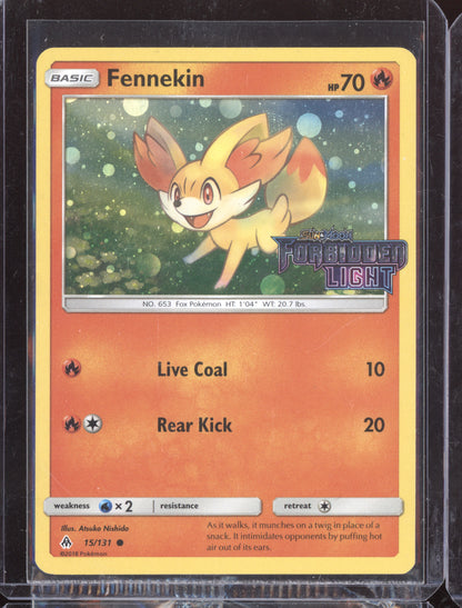 Fennekin 2018 Pokemon Forbidden Light Holo Stamped 15