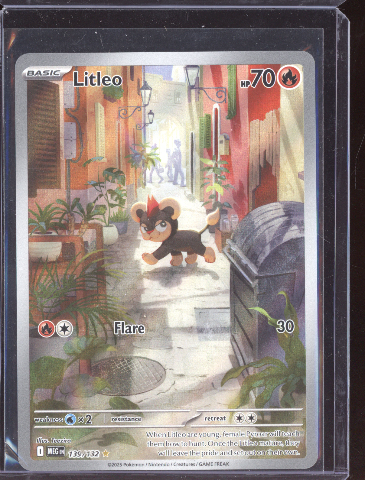 Litleo 2025 Pokemon Mega Evolution Shiny Rare 139/132