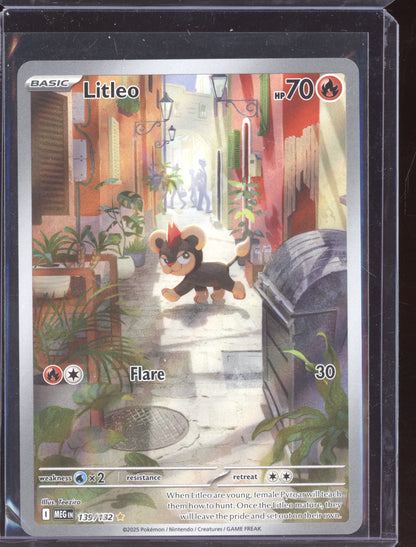 Litleo 2025 Pokemon Mega Evolution Shiny Rare 139/132