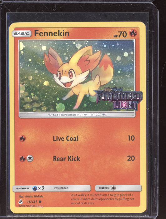Fennekin 2018 Pokemon Forbidden Light Holo Stamped 15