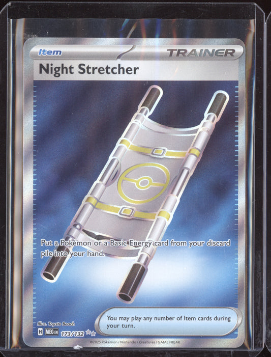 Night Stretcher 2025 Pokemon Mega Evolution Ultra Rare 173/132