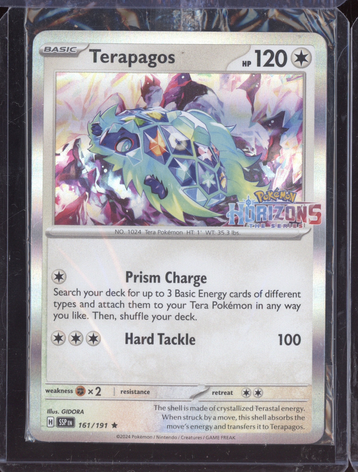 Terapagos 2024 Pokemon Scarlet & Violet Promo 161 Prerelease