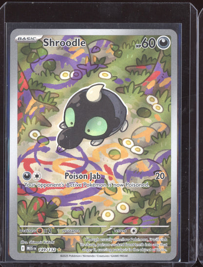 Shroodle 2025 Pokemon Mega Evolution Illustration Rare 149/132