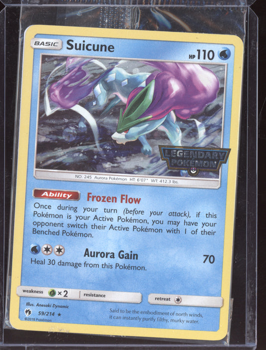 Suicune 2018 Pokemon Lost Thunder Cosmos Sealed 059