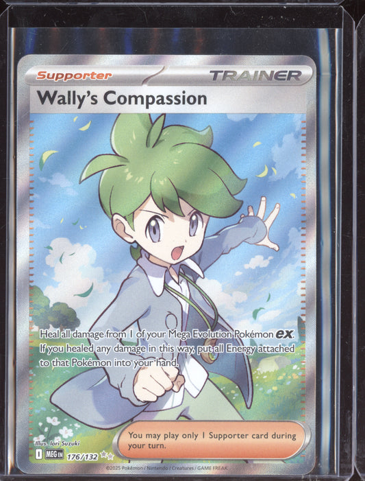 Wally's Compassion 2025 Pokemon Mega Evolution Ultra Rare 176/132