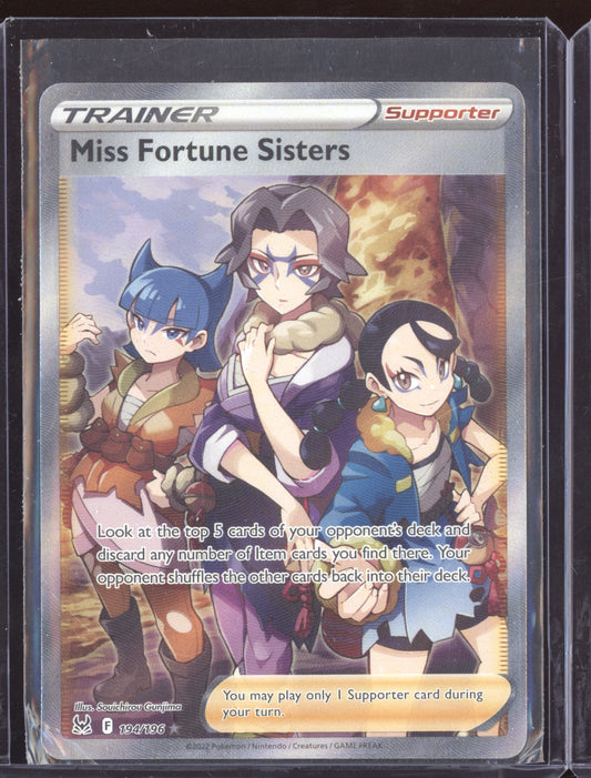 Miss Fortune Sisters 2022 Pokemon Lost Origin Ultra Rare 194/196