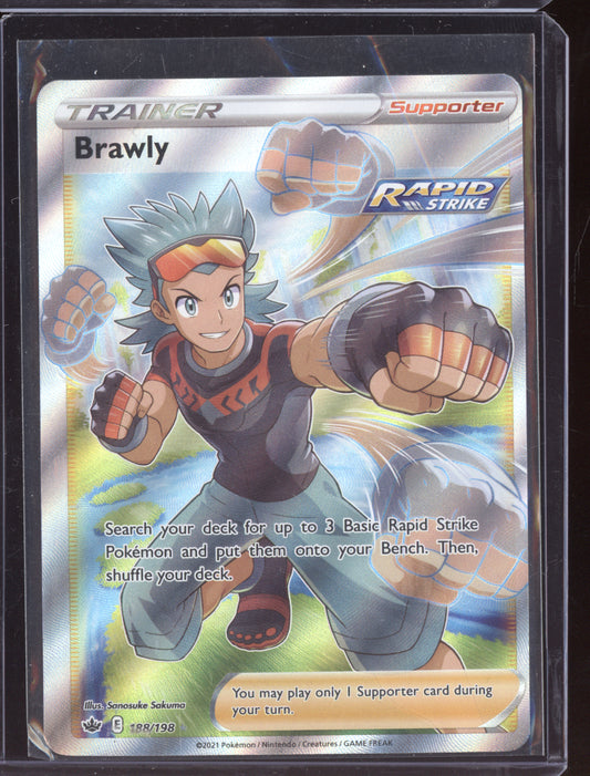 Brawly 2021 Pokemon Chilling Reign Ultra Rare 188/198