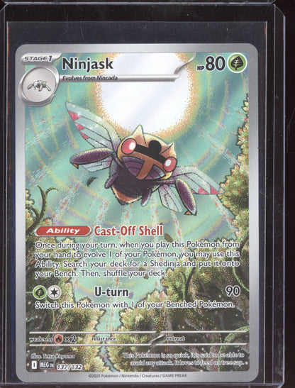 Ninjask 2025 Pokemon Mega Evolution Illustration Rare 137/132