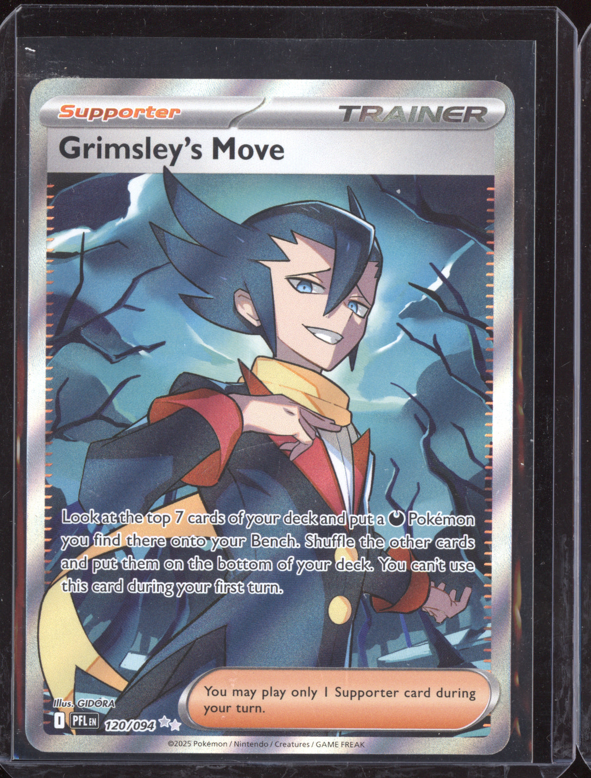 Grimsley's Move 2025 Pokemon Phantasmal Flames Ultra Rare 120/094