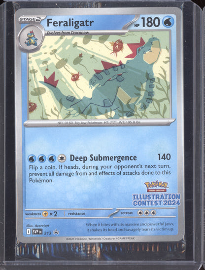 Feraligatr 2025 Pokemon Scarlet & Violet Promo Illustration Contest 213