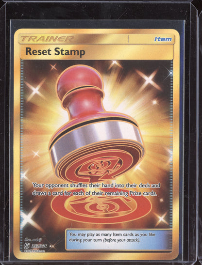 Reset Stamp 2019 Pokemon Unified Minds Secret 253/236