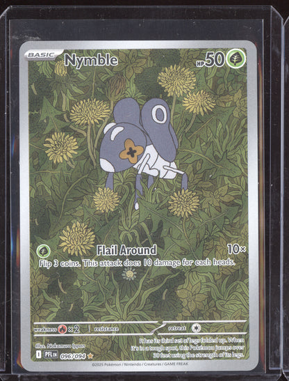 Nymble 2025 Pokemon Phantasmal Flames Illustration Rare 096/094