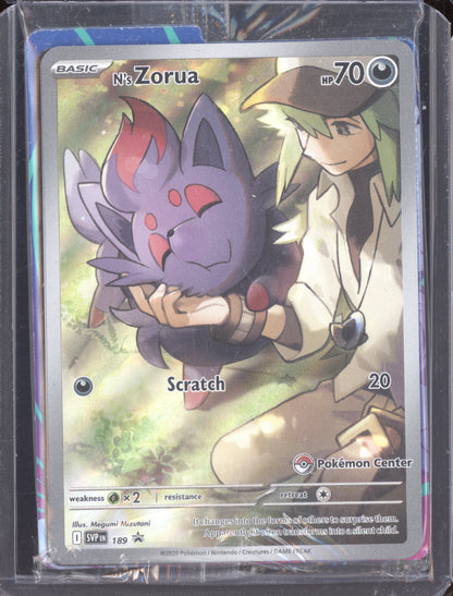 N's Zorua 2025 Pokemon Scarlet & Violet Promo Sealed 189