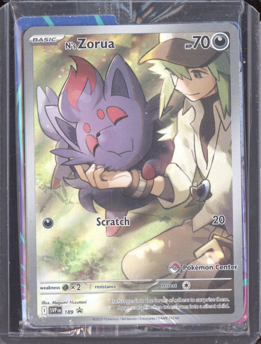 N's Zorua 2025 Pokemon Scarlet & Violet Promo Sealed 189