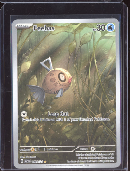 Feebas 2024 Pokemon Surging Sparks Illustration Rare 198/191