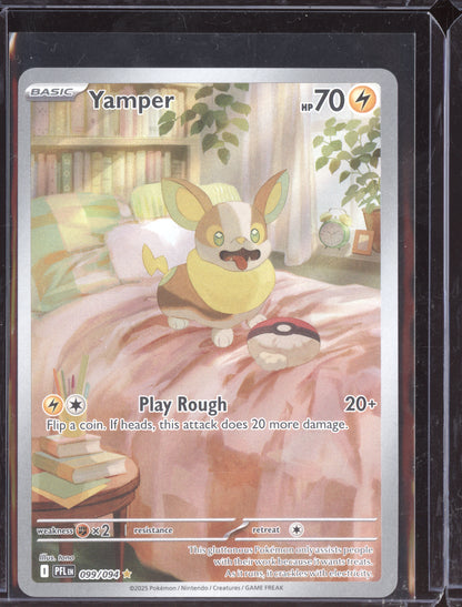 Yamper 2025 Pokemon Phantasmal Flames Illustration Rare 099/094