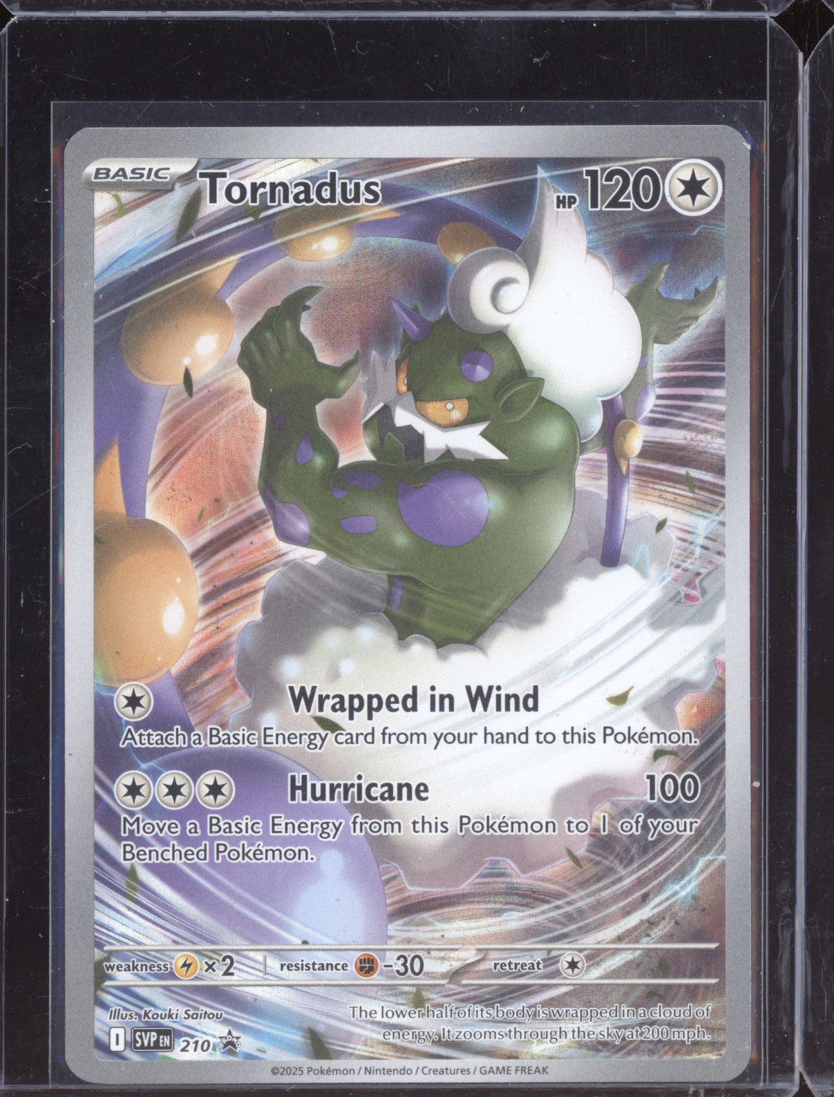 Tornadus 2025 Pokemon Scarlet & Violet Promo 210