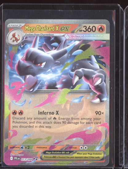 Mega Charizard X ex 2025 Pokemon Phantasmal Flames 013/094