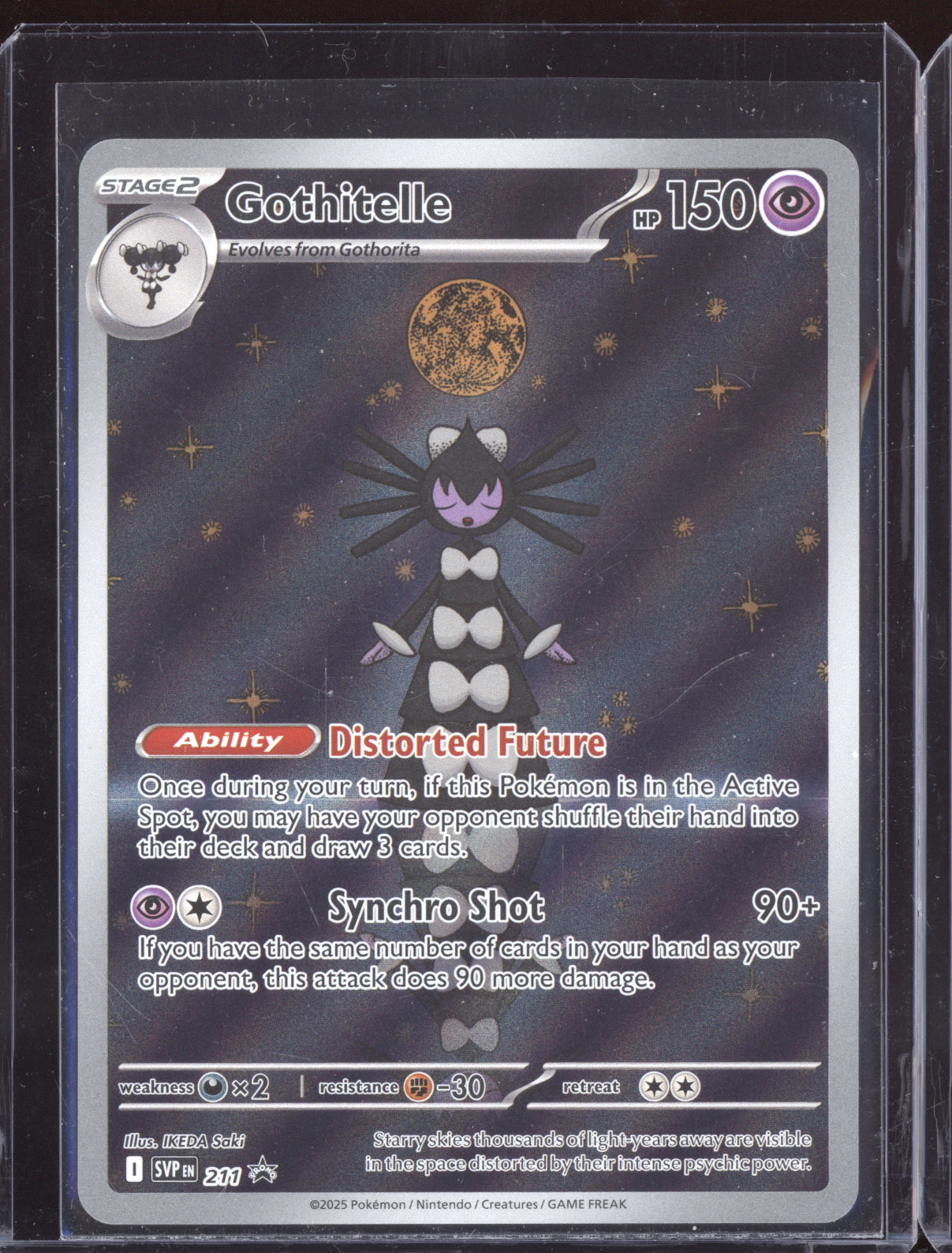 Gothitelle 2025 Pokemon Scarlet & Violet Promo 211