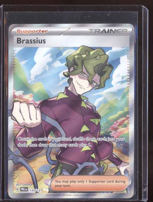 Brassius 2025 Pokemon Prismatic Evolutions Ultra Rare 135/131