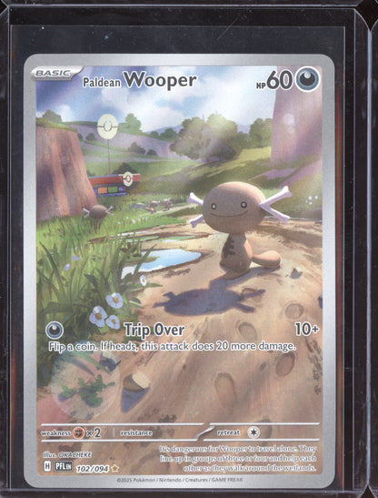 Paldean Wooper 2025 Pokemon Phantasmal Flames Illustration Rare 102/094